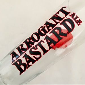 Beer Glasses~Arrogant Bastard Ale / California ~ Brewery